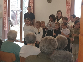 Karácsonyi műsor a Sárbogárdi Református Egyházközség Idősek Otthonában