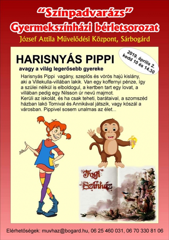 Színpadvarázs 4. előadás: Harisnyás Pippi